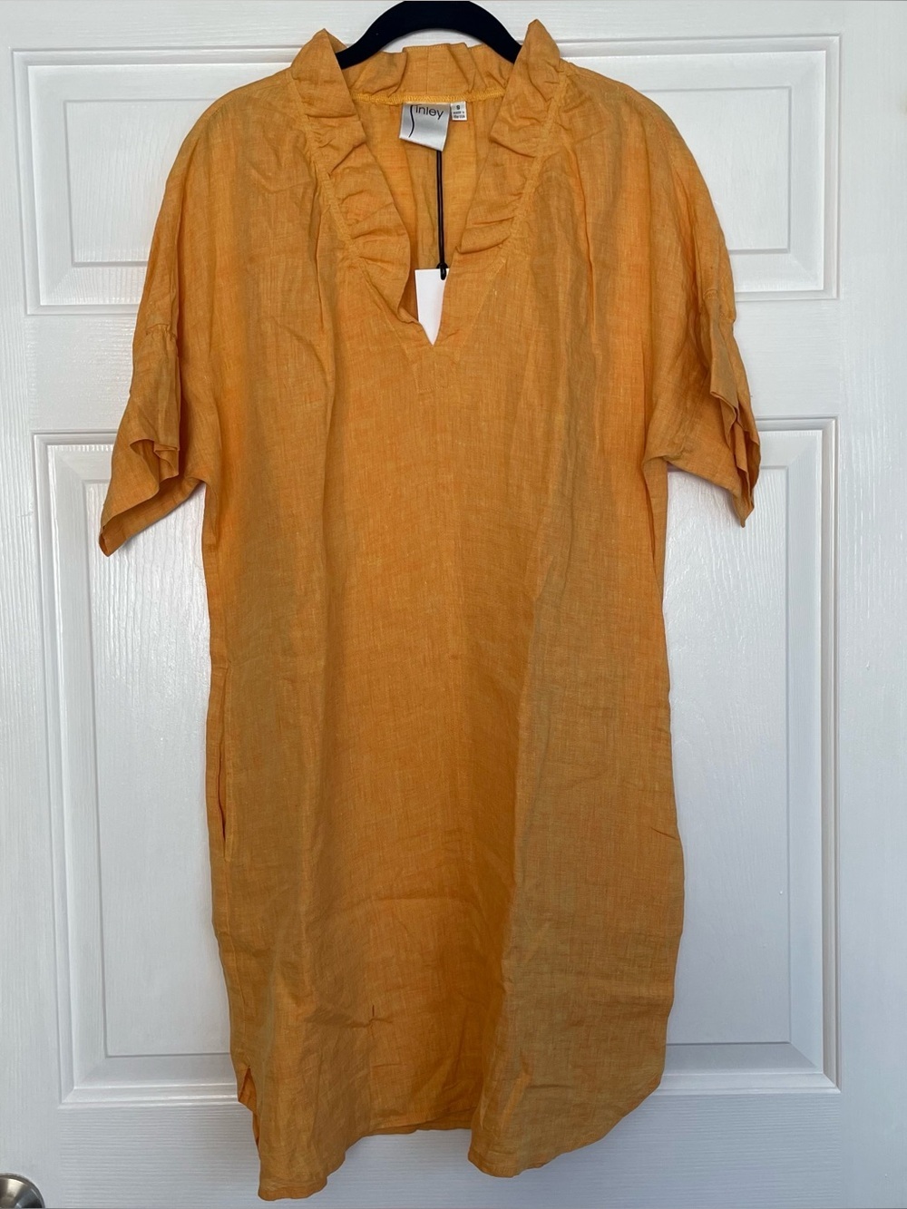 Finley Crosby Linen Ruffle Dress